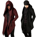 Unisex Loose Fit Hooded Trench Coat with Pockets