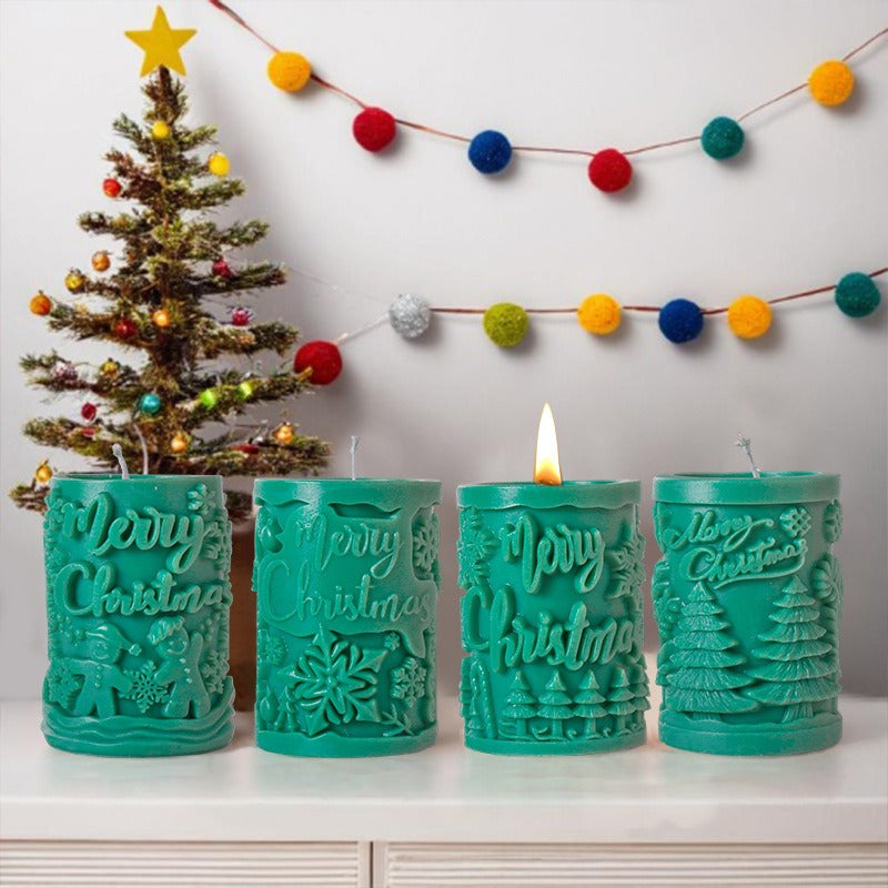 Christmas Candle Silicone Mold