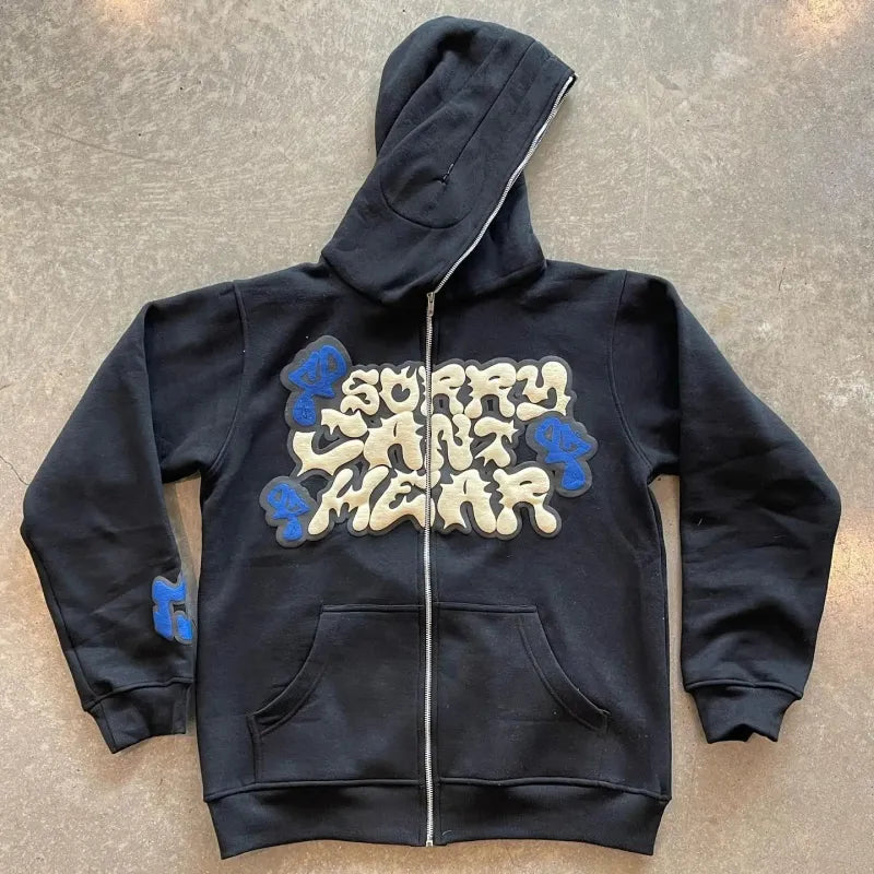 Goths Letter Unisex Hoodie | Streetwear
