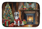 Chinese Crested Cozy Christmas Dish Drying Mat
