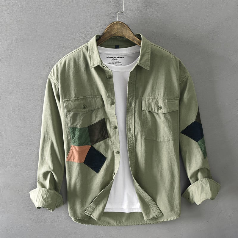 Men's Casual Long-sleeved Tooling Youth Jacket