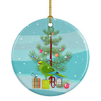 New Zealand Parakeet Merry Christmas Ceramic Ornament
