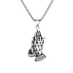 [Duplicate] [Archived] Vintage Christian Prayer Hands Pendant Necklace