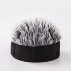 Short Hair Wig Retro Beanie | Embroidered Cap