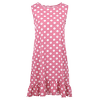 2019 Summer New Women's Ruffle Midi Dress (Polka Dot)