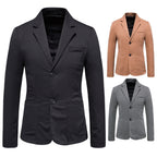 Two-Button Western Men's Coat - European and American Style