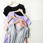 Short Sleeve Sleep Dress, Nightgown, Casual Dress