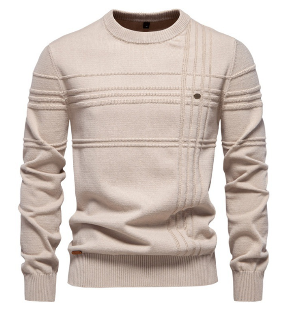 Men's Classic Round Neck Pullover – European Fit | Streetwear