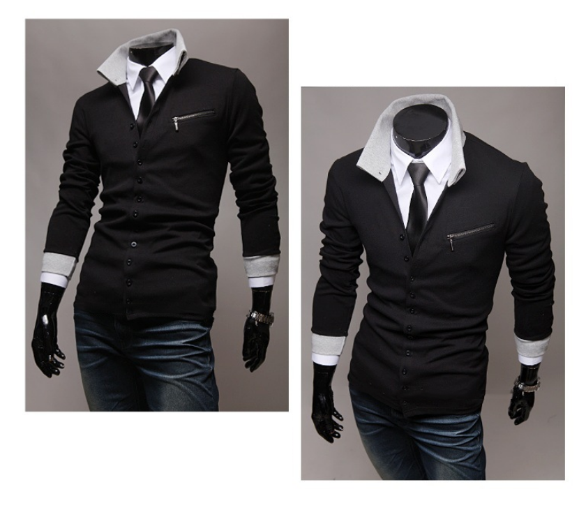 Men's Slim Knitted Cardigan Sweater