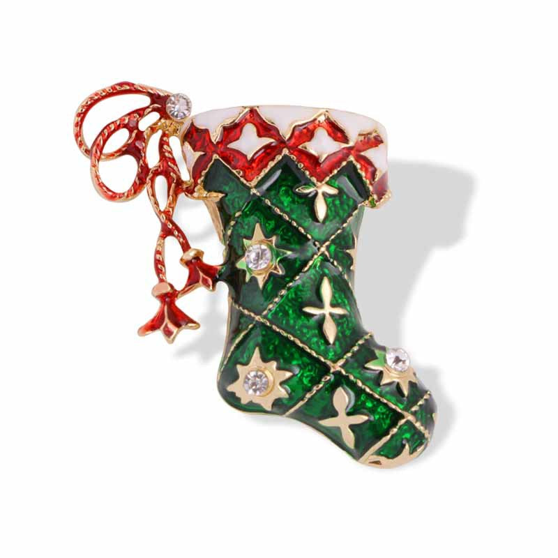 Custom Snowman and Santa Brooch for Halloween & Christmas