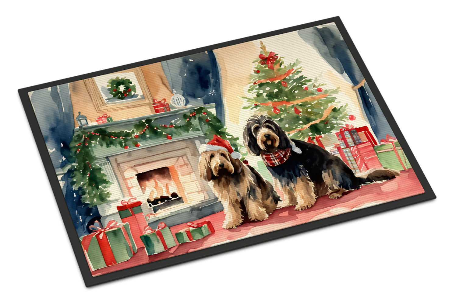 Otterhound Cozy Christmas Doormat