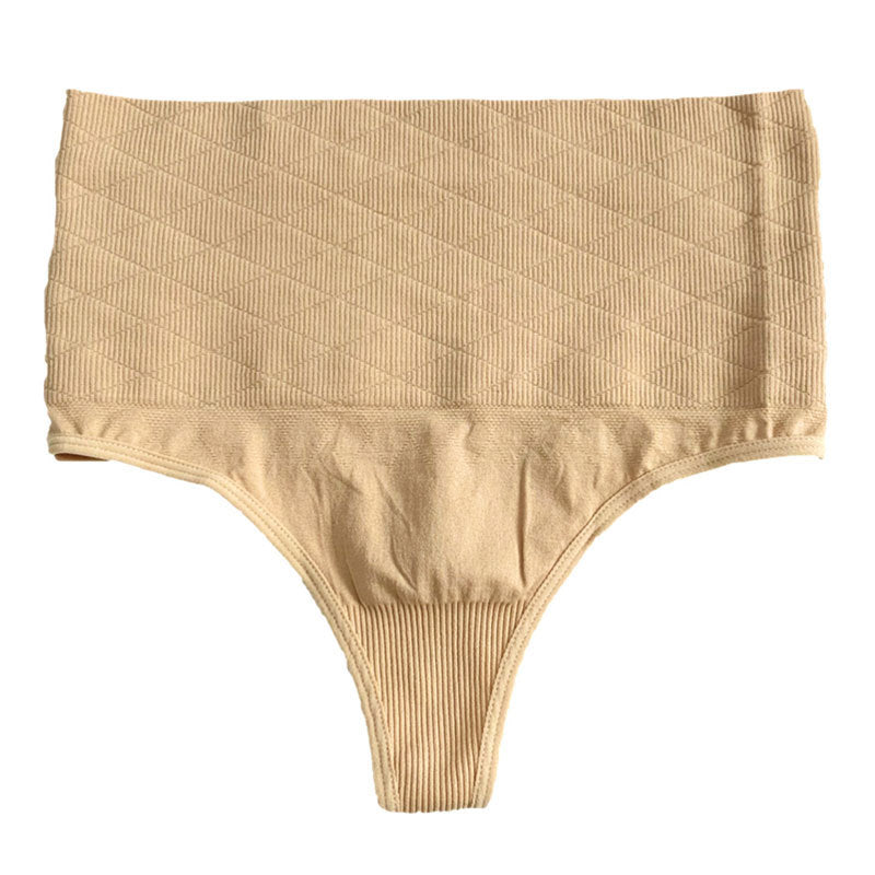 High-Waisted Cotton Thong for Plus Size Fitness