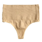 High-Waisted Cotton Thong for Plus Size Fitness