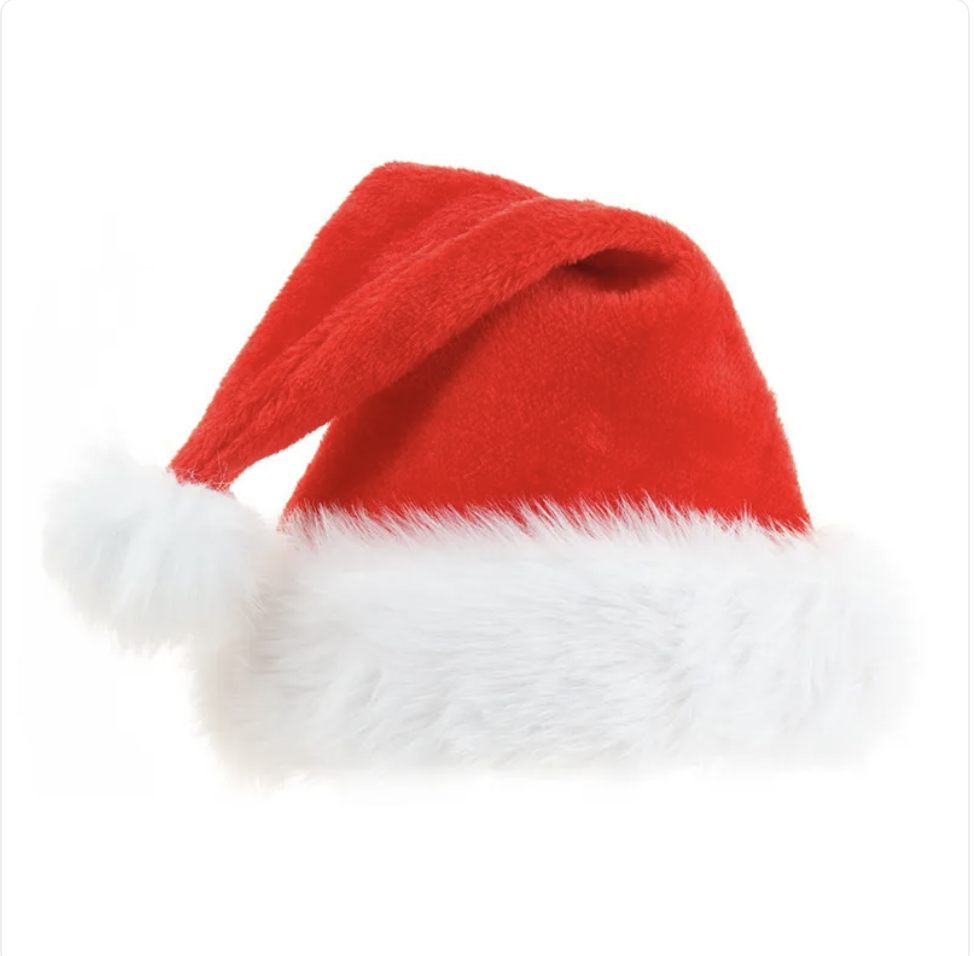 Enlarged & Thickened Santa Claus Hat | Embroidered Cap