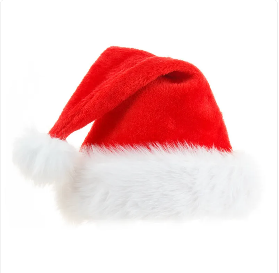 Enlarged & Thickened Santa Claus Hat | Embroidered Cap