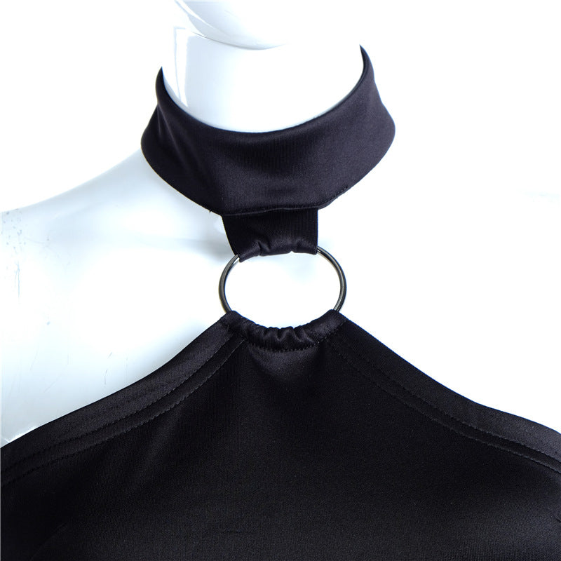 Sexy Black Off-Shoulder Bodycon Dress for Nightclubs