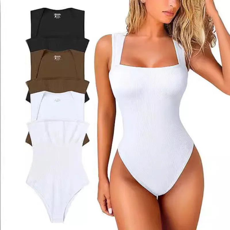 U-Neck Sleeveless Bodysuit