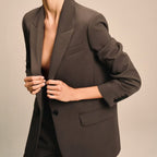 Loose Suit Jacket with Pocket Decoration