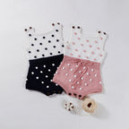 Colorful Knitted Baby Bodysuit and Crawling Outfit