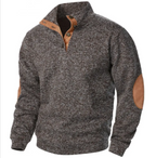 Men's Stand Collar Knitted Cardigan Sweater