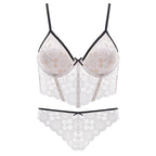 French Ultra-Thin Women's Bra Set for Summer