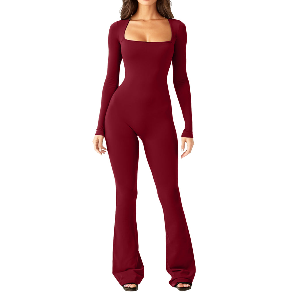 2023 Women's Long Sleeve Bodysuit with High Stretch