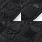Men's Multifunctional Military Jacket with Large Pockets