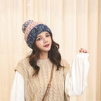 Retro Versatile Warm Knitted Wool Hat for All Genders | Embroidered Cap