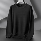 Men's Casual Knitted Sweater - Loose Round Neck Design