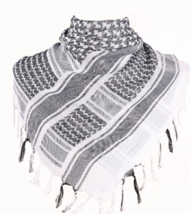 Shemagh Hunter Desert - White Camo Outdoor Scarf (One)