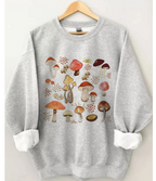 Orchid Flower Sweatshirt - Floral Print Crew Neck | Streetwear
