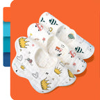Rotating Flower Waterproof Baby Bibs and Feeding Scarf