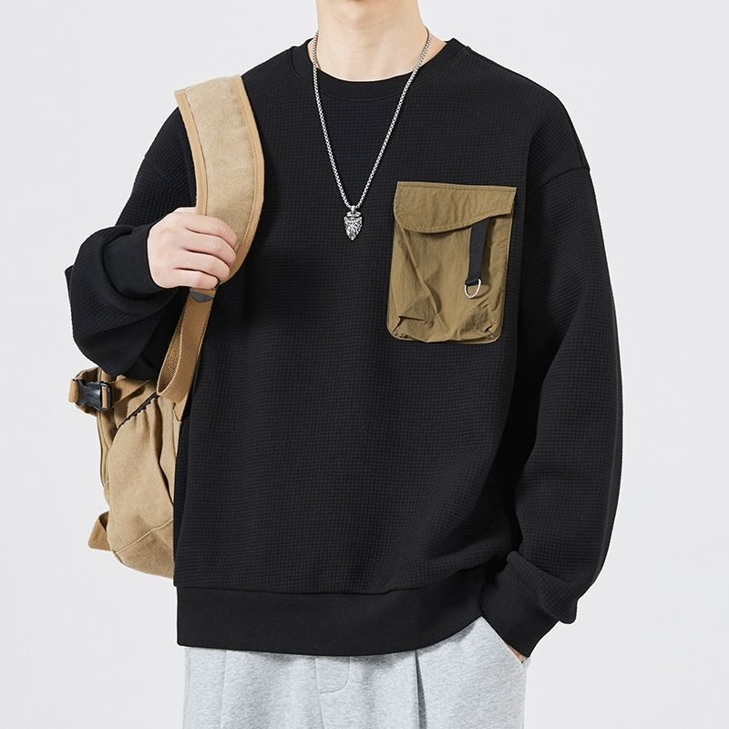 Printed Casual City Men's Long Sleeve Sweater