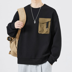 Printed Casual City Men's Long Sleeve Sweater