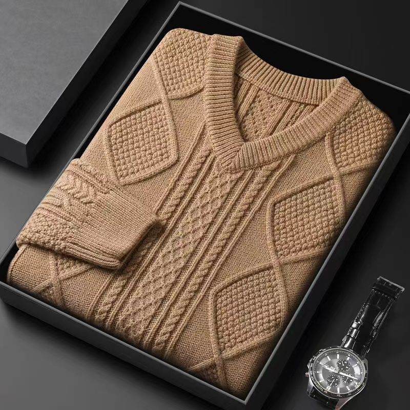 Men's Thick Thermal Base Layer Sweater