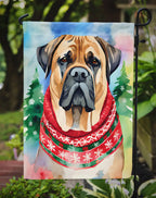 Mastiff Christmas Garden Flag