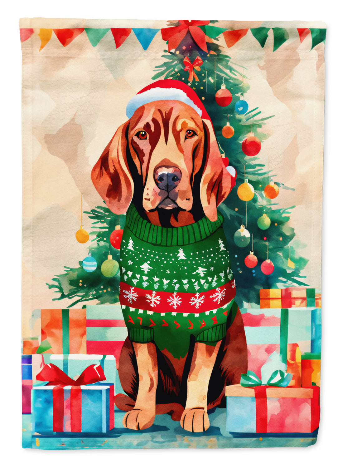Vizsla Christmas Garden Flag