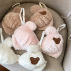 Cute Bear Plush Wireless Underwear Set