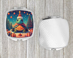 Turtle Christmas Compact Mirror
