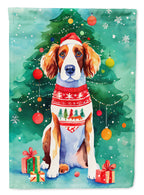 Welsh Springer Spaniel Christmas Garden Flag