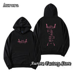 Black Pink Printed Hoodie for Men and Women - Casual Wear | Streetwear