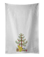 Border Canary Merry Christmas Kitchen Towel Set of 2