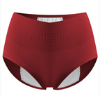High-Waist Plus Size Cotton Menstrual Panties for Women