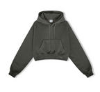 High Street Women's Short Hooded Plush Sweater