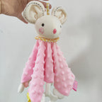 Comfort Towel Beanie Doll for Baby Education Toy | Embroidered Cap