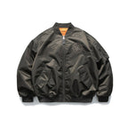 Men's Oversized Hip Hop Bomber Jacket for Spring/Fall
