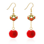 Christmas Series Cute Snowman and Santa Earrings