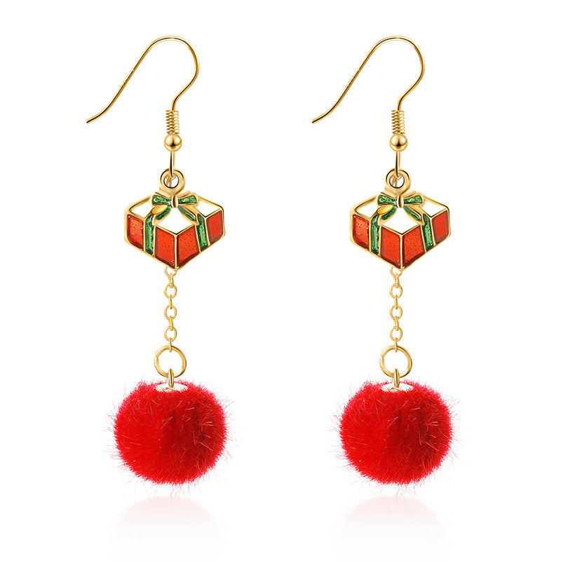 Christmas Series Cute Snowman and Santa Earrings
