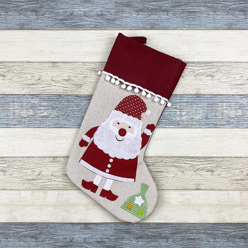 Children's Christmas Socks and Gift Bags Decoration