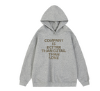 Korean Printed Loose Hoodie with Long Sleeves | Streetwear